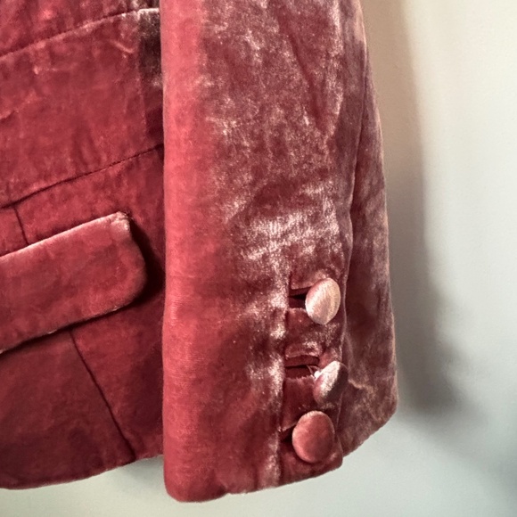 A&F Vintage Blazer: Silk, Viscose, & Velvet, Pristine - Picture 4 of 7